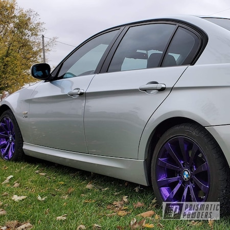 Powder Coating: Wheels,BMW Wheels,Rims,17" Aluminum Rims,BMW,Aluminum,Lollypop Purple PPS-1505