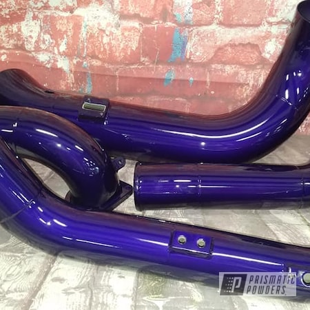 Powder Coating: Illusion Purple PSB-4629,Automotive,Clear Vision PPS-2974,Turbo Pipes,Intake Pipes,Illusions,Automotive Parts