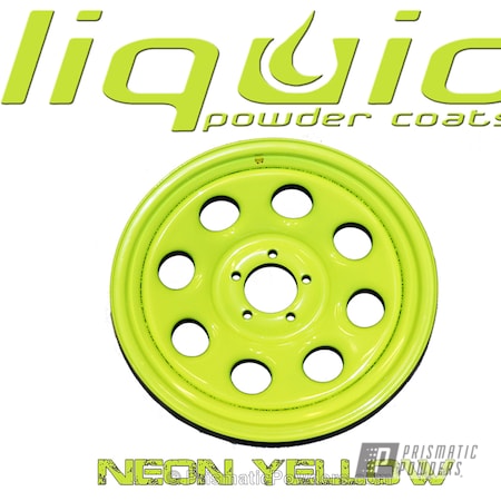 Powder Coating: Wheels,Neon Yellow PSS-1104,Neon