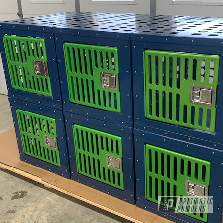 Powder Coating: FRACTURED ILLUSION APPLE PVB-10294,TNC Fab,Dog Crate,Clear Vision PPS-2974,Crate,Dog,Aluminum,Kennel