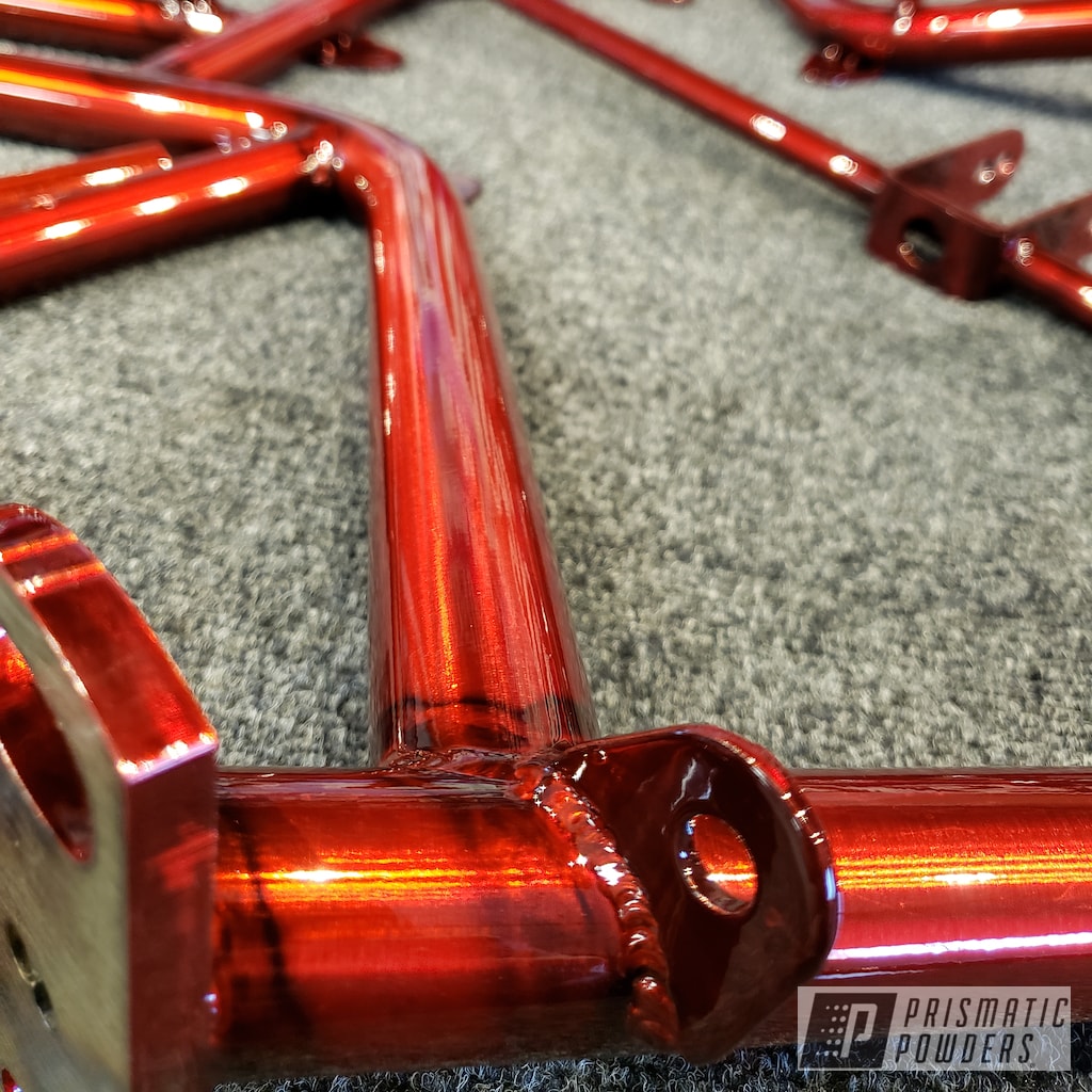 Prismatic Powders Bike Frame in Rancher Red