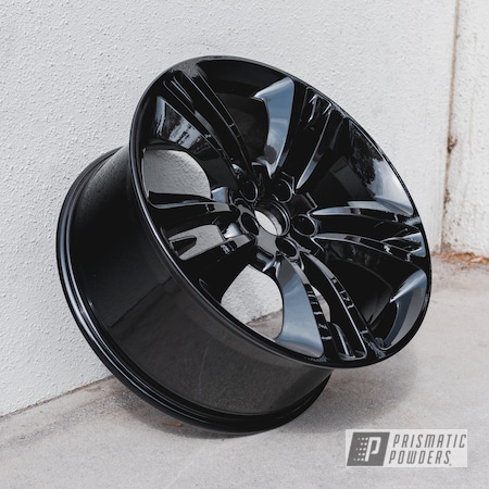 Powder Coating: Wheels,19" Wheels,Automotive,Nocturnal Gold PMB-3000,Charger,Dodge,powder coating,powder coated,Miscellaneous