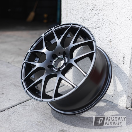 Powder Coating: Evo Grey PMB-5969,powder coating,Miscellaneous,Alloy Wheels,Automotive,Prismatic Powders,Custom Wheels,powder coated,Wheels