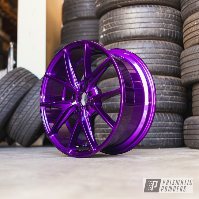 Powder Coated Niche Wheels In Psb-4629 And Pps-2974
