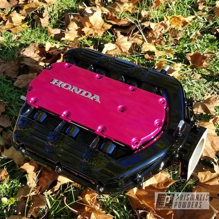 Powder Coating: Illusion Pink PMB-10046,Accord,Clear Vision PPS-2974,Honda,Automotive,Intake Manifold
