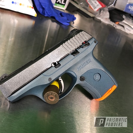Powder Coating: pistol,Kingsport Grey PMB-5027