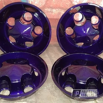 Powder Coated Wheel Caps In Psb-4629 And Pps-2974