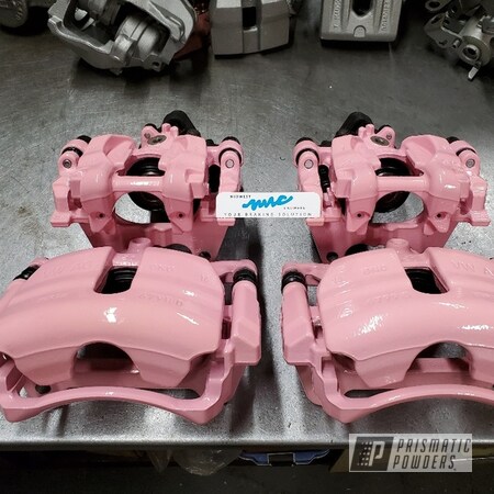 Powder Coating: Audi TT,Clear Vision PPS-2974,Pretty Pink PSS-4479,Automotive,Calipers,Audi,Brakes