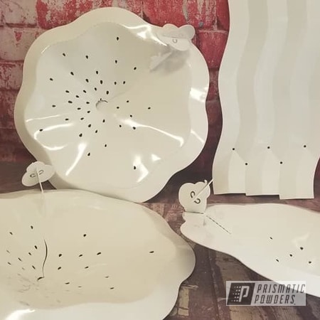 Powder Coating: Gloss White PSS-5690,Custom Sheet Metal Art,Fruit Bowl,Art