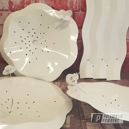 Powder Coating: Gloss White PSS-5690,Custom Sheet Metal Art,Fruit Bowl,Art