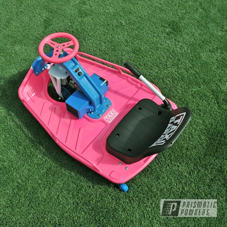 Powder Coating: Drift Cart,Taxi Garage,Crazy Cart,Sassy PSS-3063,RAL 5012 Light Blue,Go Cart