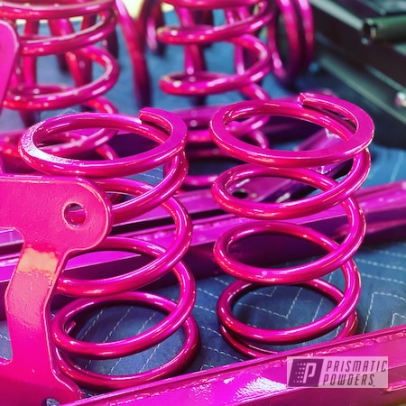 Powder Coating: Polaris,Illusion Pink PMB-10046,Clear Vision PPS-2974,Trailing Arms,Shocks,Arms
