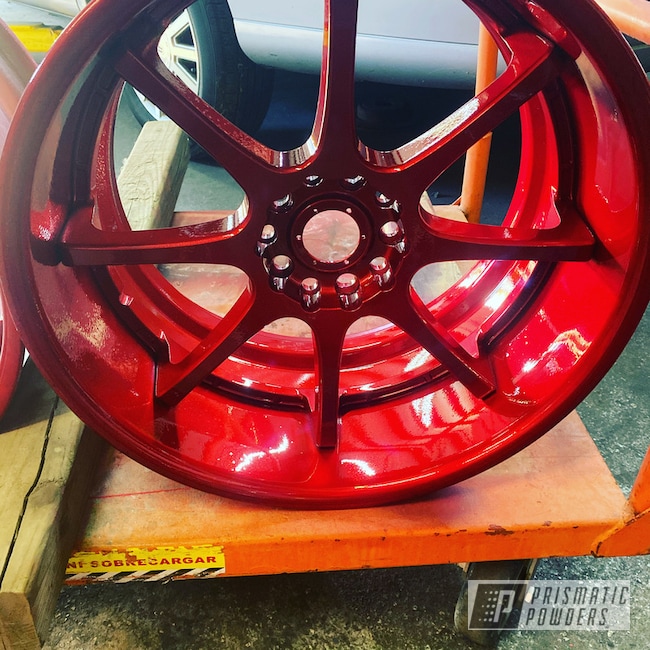 Powder Coated Acura Wheels In Ups-1506 And Pss-10300