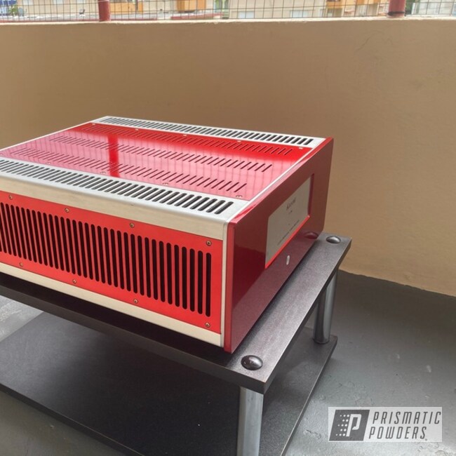 Powder Coated Power Amp In Pss-10300 And Ppb-6415