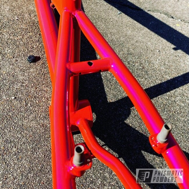 Powder Coated Bmx Frame In Pss-10300 And Pps-5875