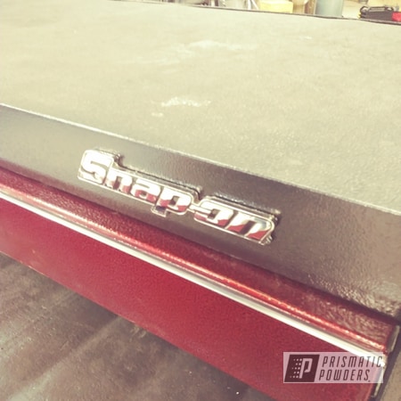 Powder Coating: Silver Artery PVS-3014,Snap-On,LOLLYPOP RED UPS-1506,tool box