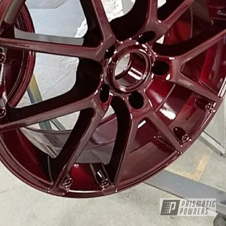 Powder Coating: Rims,Illusion Cherry PMB-6905,Clear Vision PPS-2974,Wheels