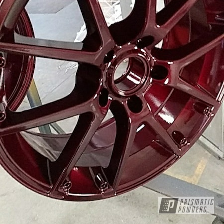 Powder Coating: Rims,Illusion Cherry PMB-6905,Clear Vision PPS-2974,Wheels