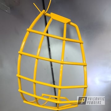 Powder Coated Hockey Helmet Cage In Ral 1033