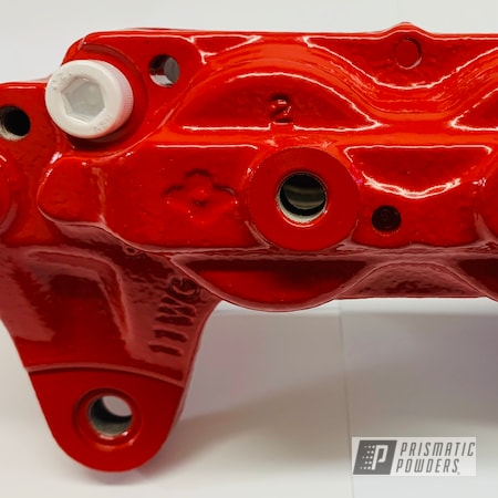 Powder Coating: Gloss White PSS-5690,Very Red PSS-4971,Automotive,Calipers,Brake Calipers