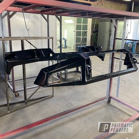 Powder Coating: Powder Coated Bumpers,Matte Black PSS-4455,Bumpers,GLOSS BLACK USS-2603