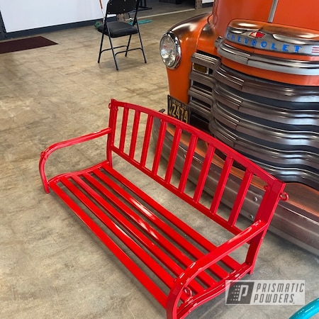 Powder Coating: Glider,chair,Astatic Red PSS-1738,Glider Chair