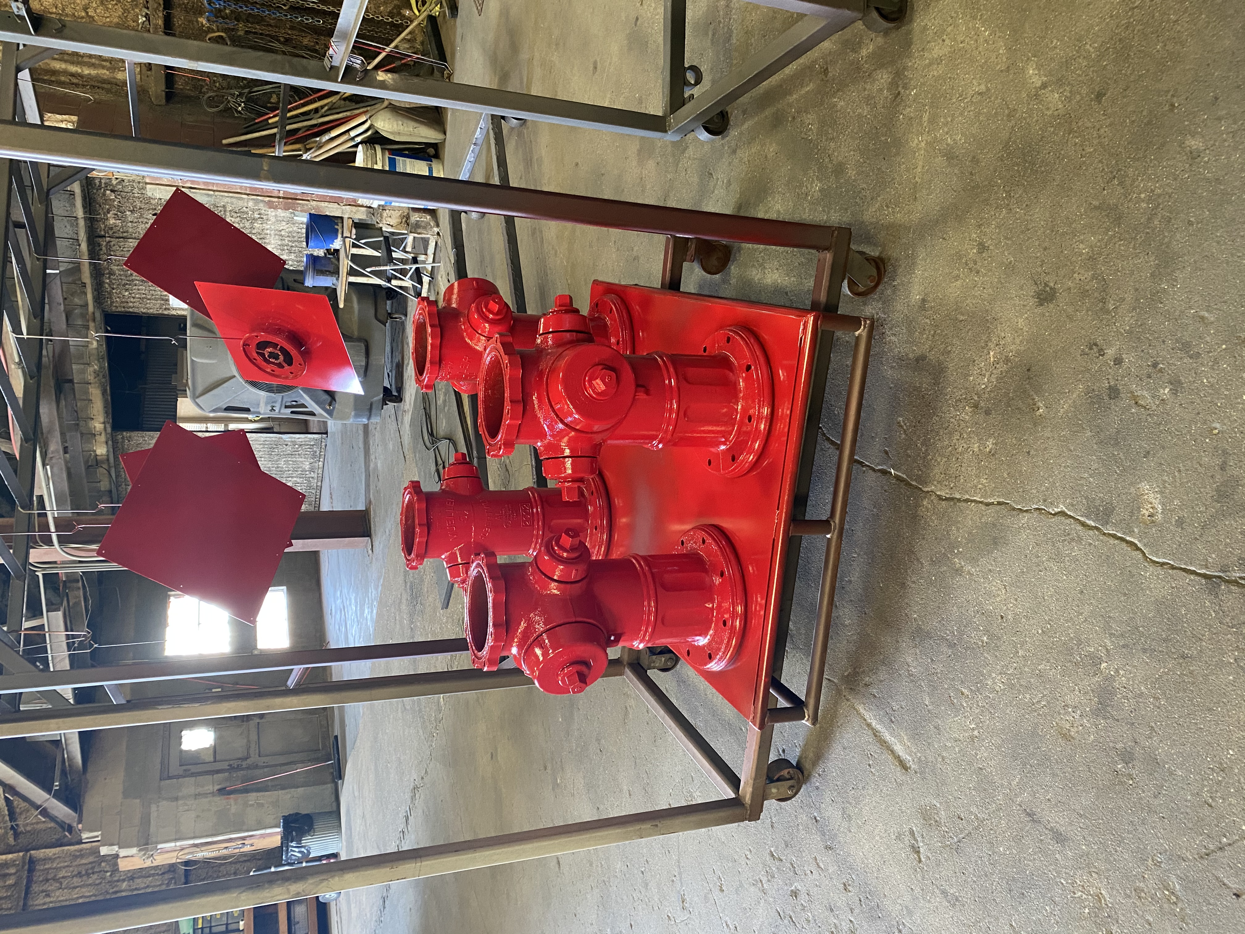 Fire Hydrant Red Set Fire Hydrants Finished in Very Red | Prismatic Powders