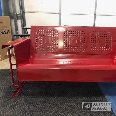 Powder Coating: Antique Gliders,Glider Chair,Glider,RAL 3003 Ruby Red