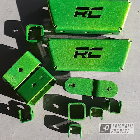 Powder Coating: Automotive,Illusion Lime Time PMB-6918,Clear Vision PPS-2974,Lift Kit