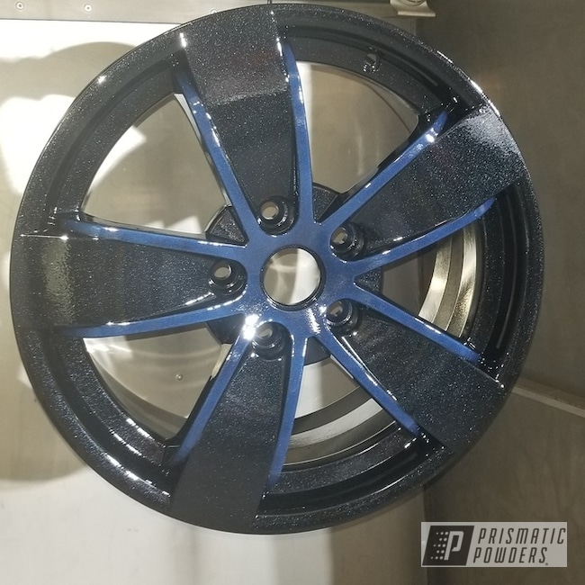 Powder Coated Two-tone Rims In Pmb-5347 And Pcb-1110