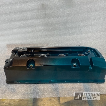 Powder Coated Valve Cover In Umb-1685, Pps-2974 And Pmb-6335