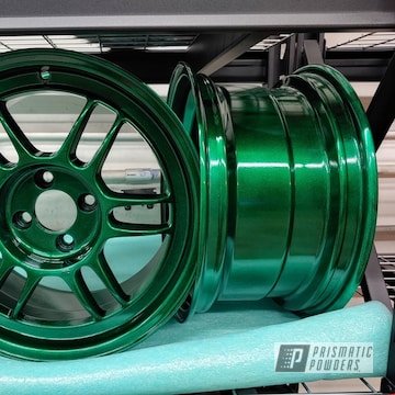 Powder Coated Wheels In Pps-2974 And Pmb-5346