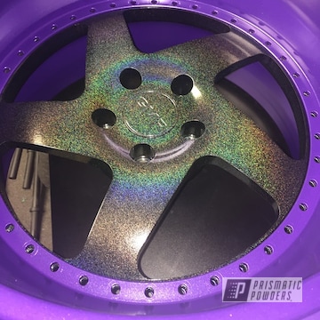 Powder Coated Two Tone Wheel In Pmb-2689 And Pmb-3082