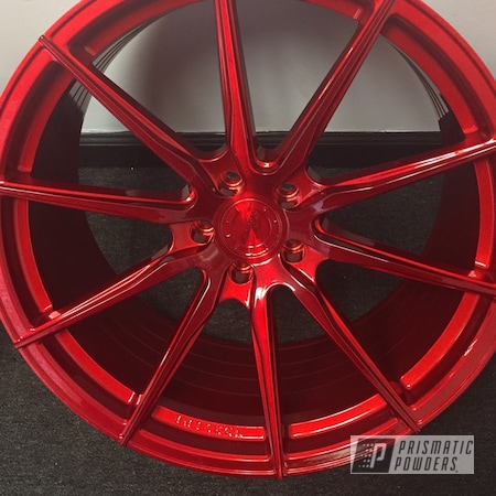 Powder Coating: 20" Wheels,DAZZLING RED UPB-1453,Wheels
