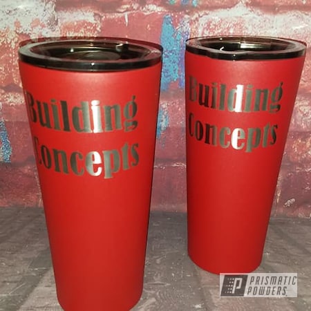 Powder Coating: Drinkware,Burnt Red Texture PTS-6422,Stainless Tumbler,Tumblers,Custom Cup,Custom Logo,Custom Tumbler