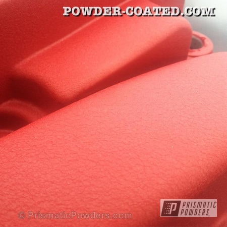 Powder Coating: HOTSY RED HONDA VALVE COVER,DOHC VTEC,Valve Cover,Hotsy Red EWB-9141,DOHC,Automotive