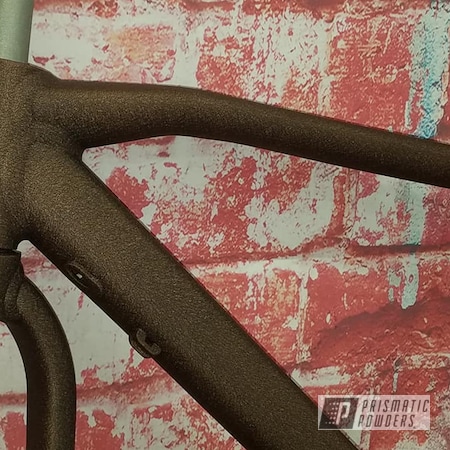 Powder Coating: Bicycle,Splatter Copper PWB-2878,Bicycle Frame