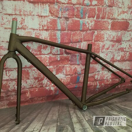 Powder Coating: Bicycle,Bicycle Frame,Splatter Copper PWB-2878