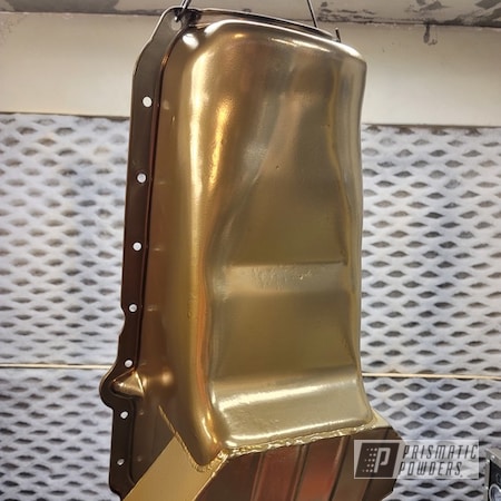 Powder Coating: SUPER CHROME II PSS-10300,Engine Cover,Cadmium Plating,Anodized Gold PPB-2262,Car Parts,Oil Pan,Anodized