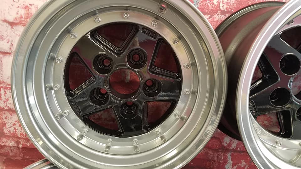 Two Tone Rays Rims Two Tone Rims Coated in Clear Vision, Super Chrome II and Ink Black ...