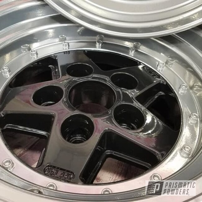 Powder Coated Two Tone Rims In Pps-2974, Pss-0106 And Pss-10300