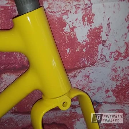 Powder Coating: RAL 1018 Zinc Yellow,Vintage Schwinn,Bike Frame,Bicycle Frame