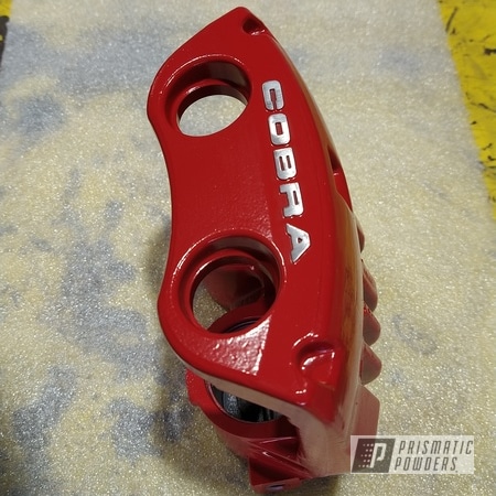 Powder Coating: Flame Red PSS-5082,Automotive,Brake Calipers