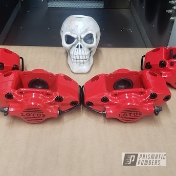 Powder Coated Lotus Brake Calipers In Pss-0106 And Pss-1738