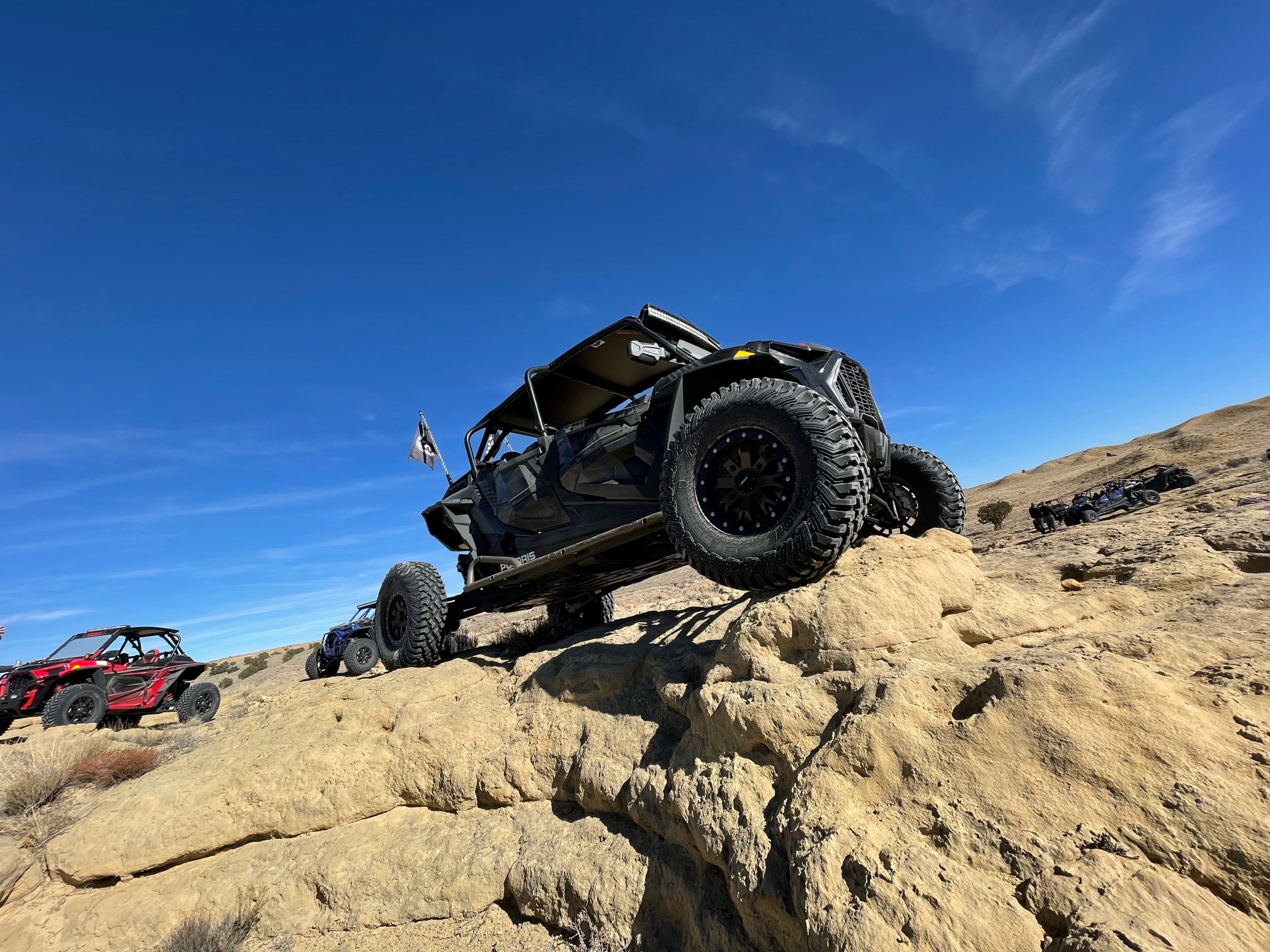 Polaris RZR Wheels and Sliders in Alpine Bronze | Prismatic Powders