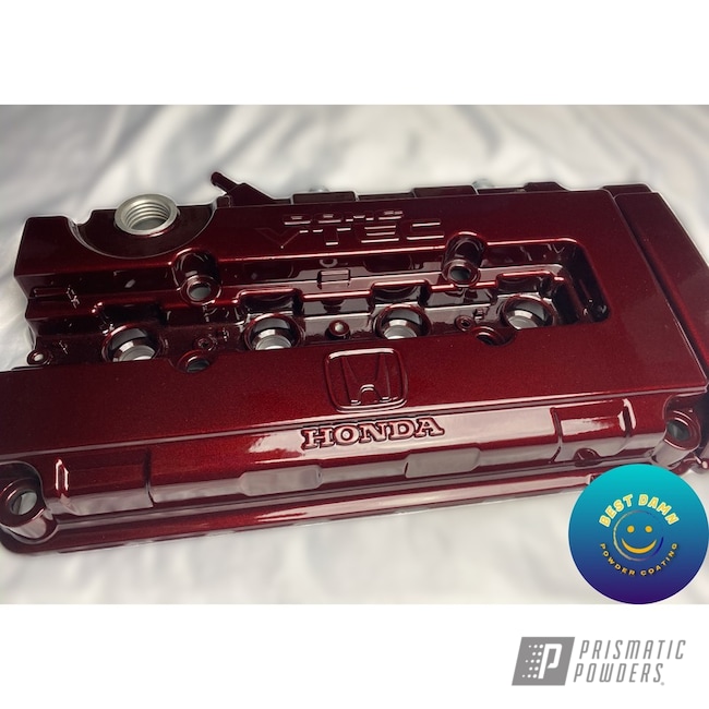 Powder Coated Honda Valve Cover In Pmb-8056 And Ppb-8057