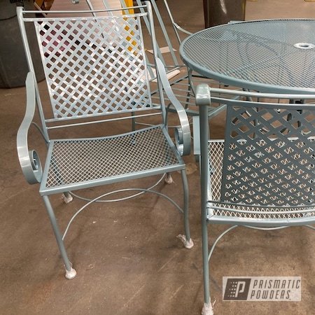 Powder Coating: Patio Chair,Polar Sparkle PPB-5939,Outdoor Patio Furniture,patio,Patio Chairs,Patio Table,Blue Nova PMB-2806,Furniture