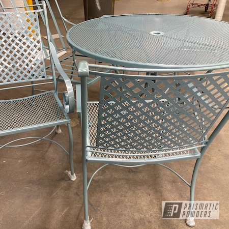 Powder Coating: Patio Chair,Polar Sparkle PPB-5939,Outdoor Patio Furniture,patio,Patio Chairs,Patio Table,Blue Nova PMB-2806,Furniture