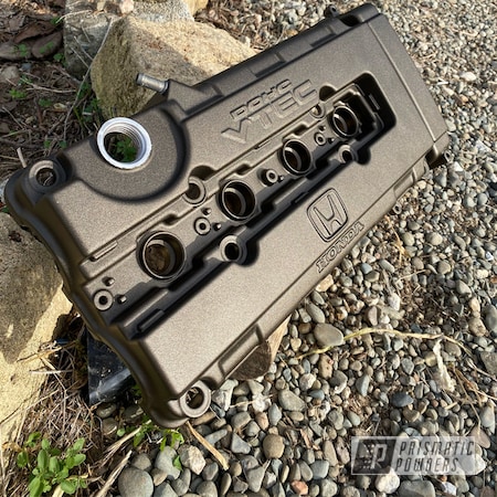 Powder Coating: Automotive,Oil Rubbed Bronze Light PCB-4333,Honda,Valve Cover,B Series