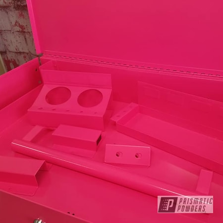 Powder Coating: Tools,Toolbox,Tool Chest,Pink,Sassy,Sassy PSS-3063,Storage,Mechanics Chest